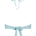 Crinkle Bandeau Bikini Top, Blue