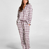 Pyjama Set with Eyemask, White
