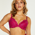 Reeva padded push-up underwired bra, Pink