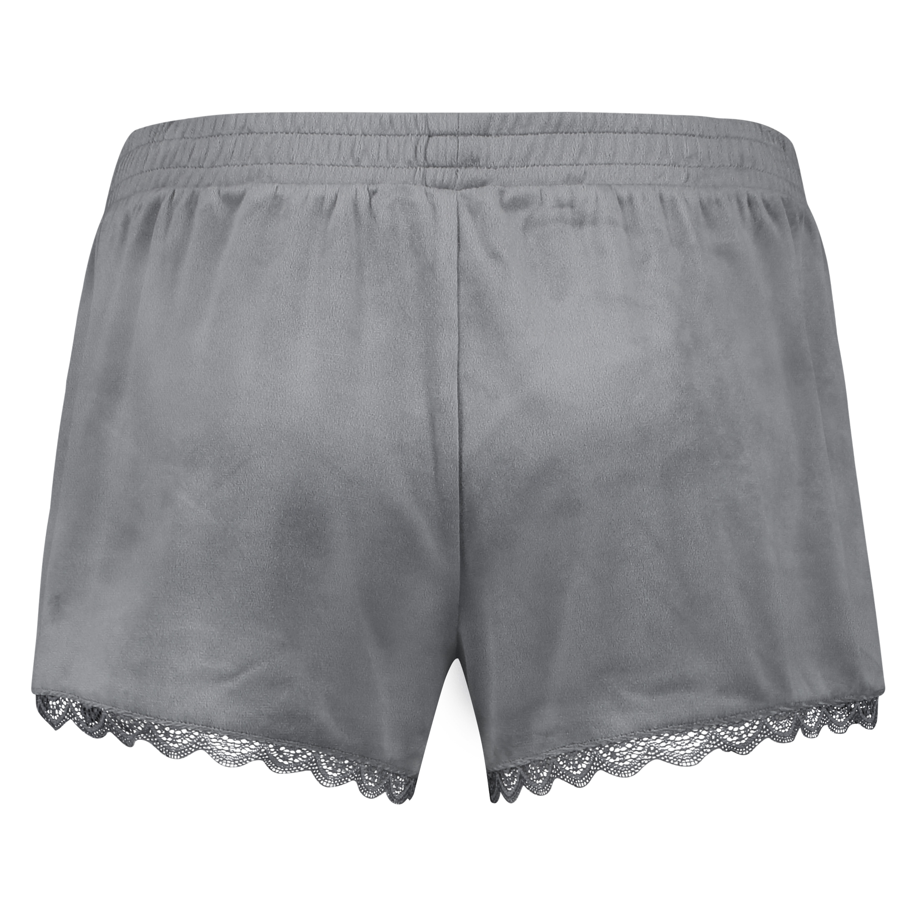 Velvet Lace Shorts, Gray, main
