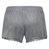 Velvet Lace Shorts, Gray