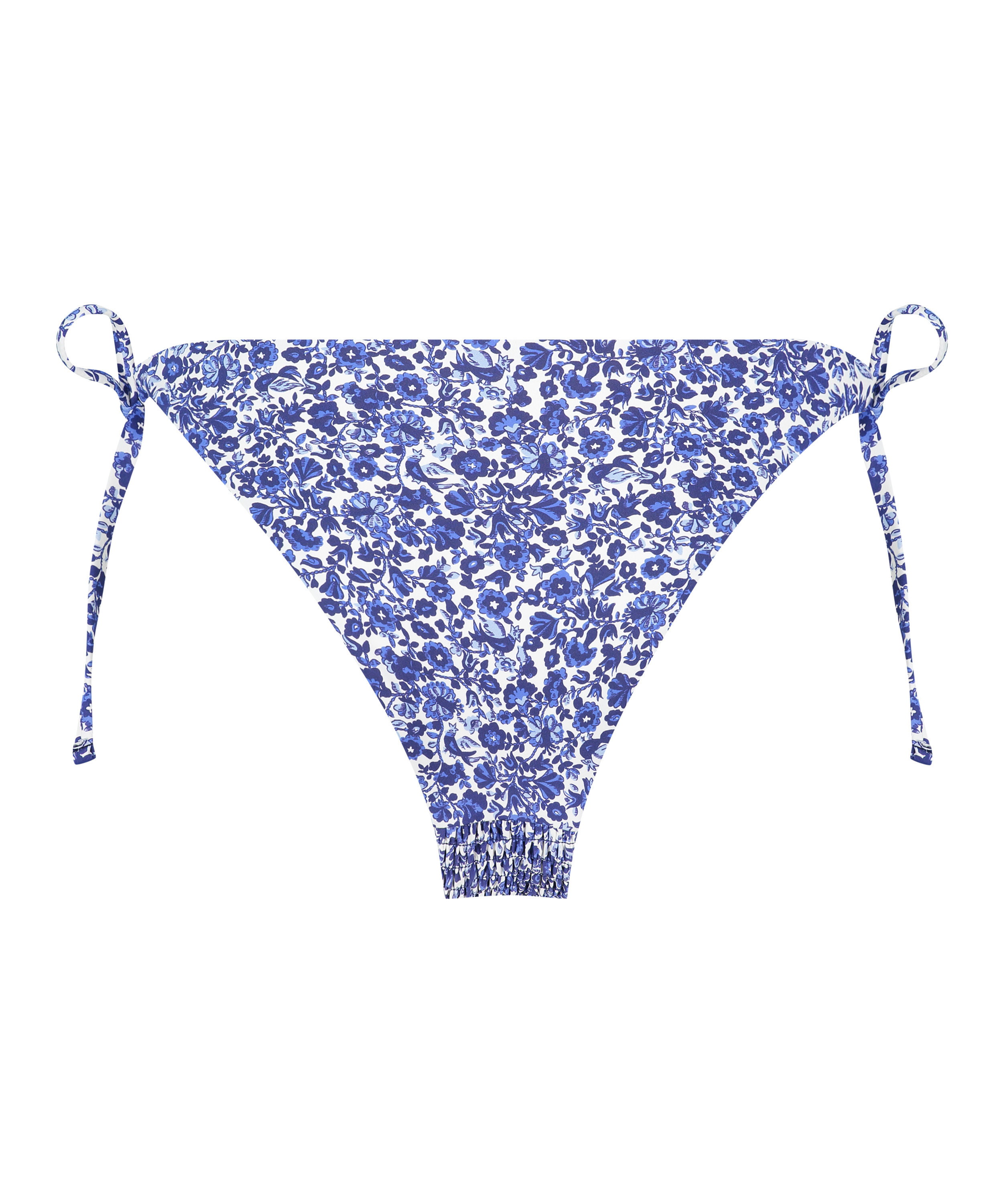 Lobos Cheeky Tanga Bikini Bottoms, Blue, main
