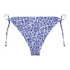 Lobos Cheeky Tanga Bikini Bottoms, Blue