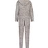 Flannel Fleece Onesie, Gray