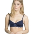 Padded underwired bra Lily Sweetheart, Blue