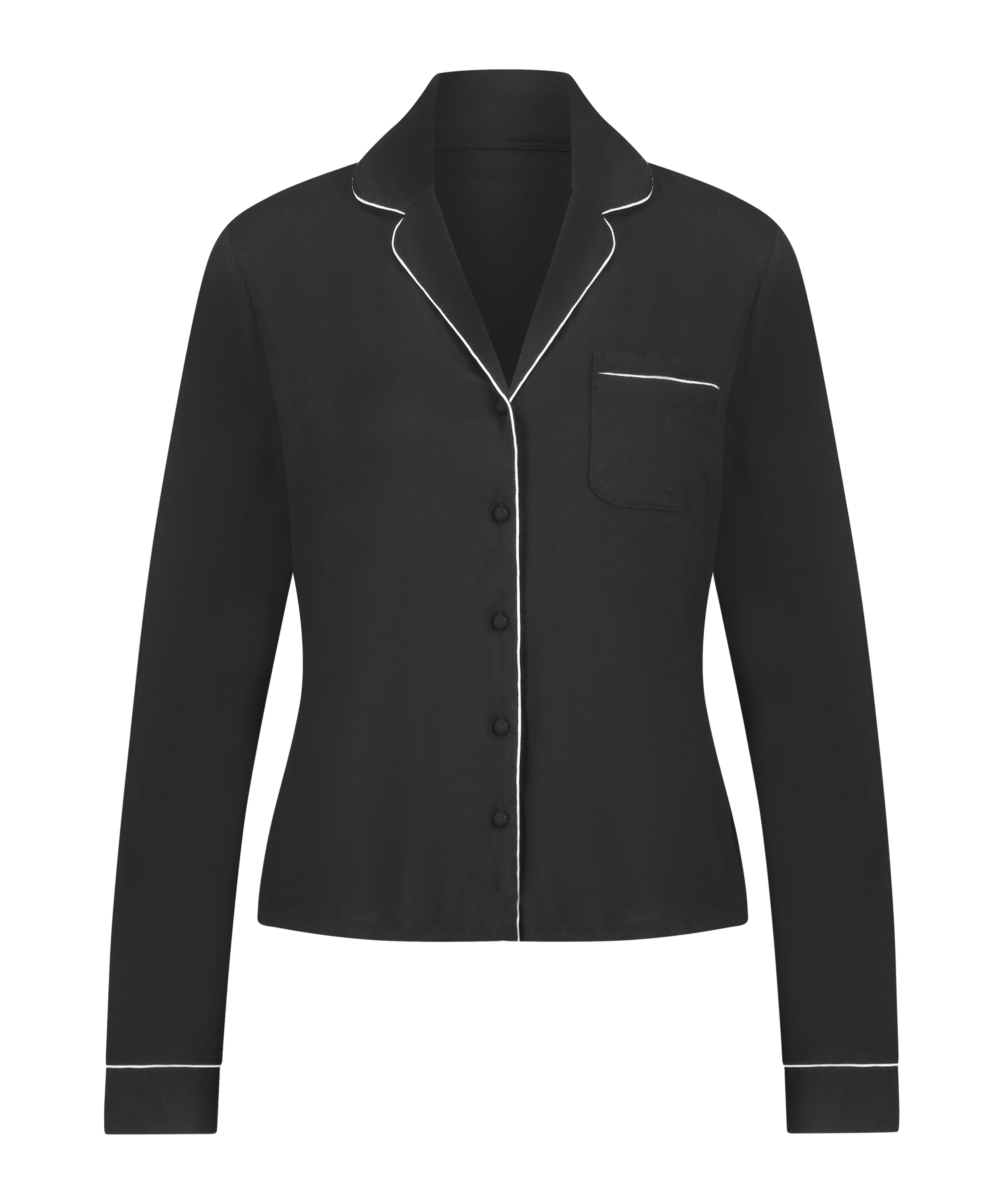 Essential Jersey Long-Sleeved Jacket, Black, main