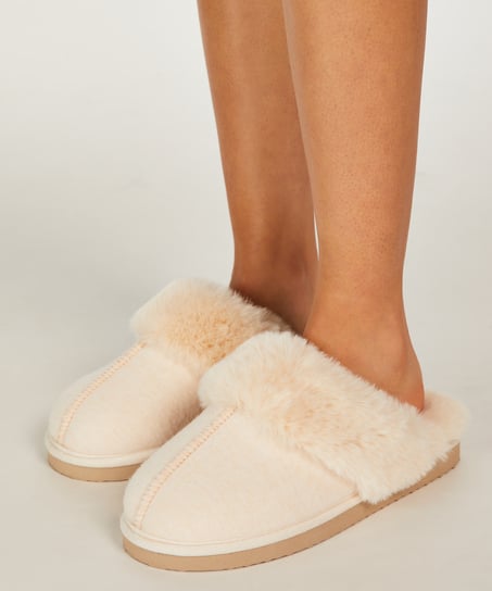 Slippers Reya, Beige
