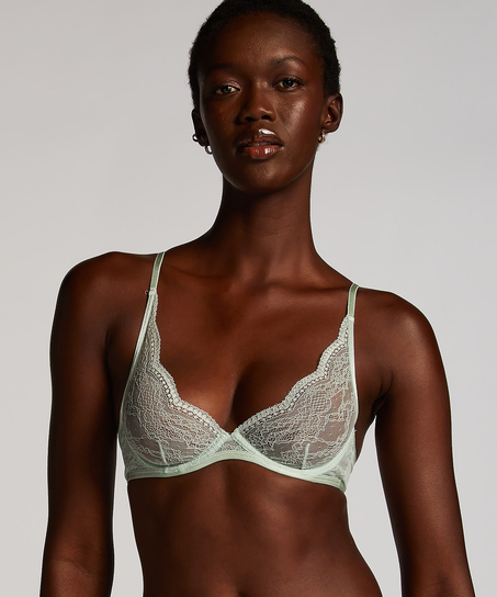 Isabelle Non-Padded Underwired Bra, Green