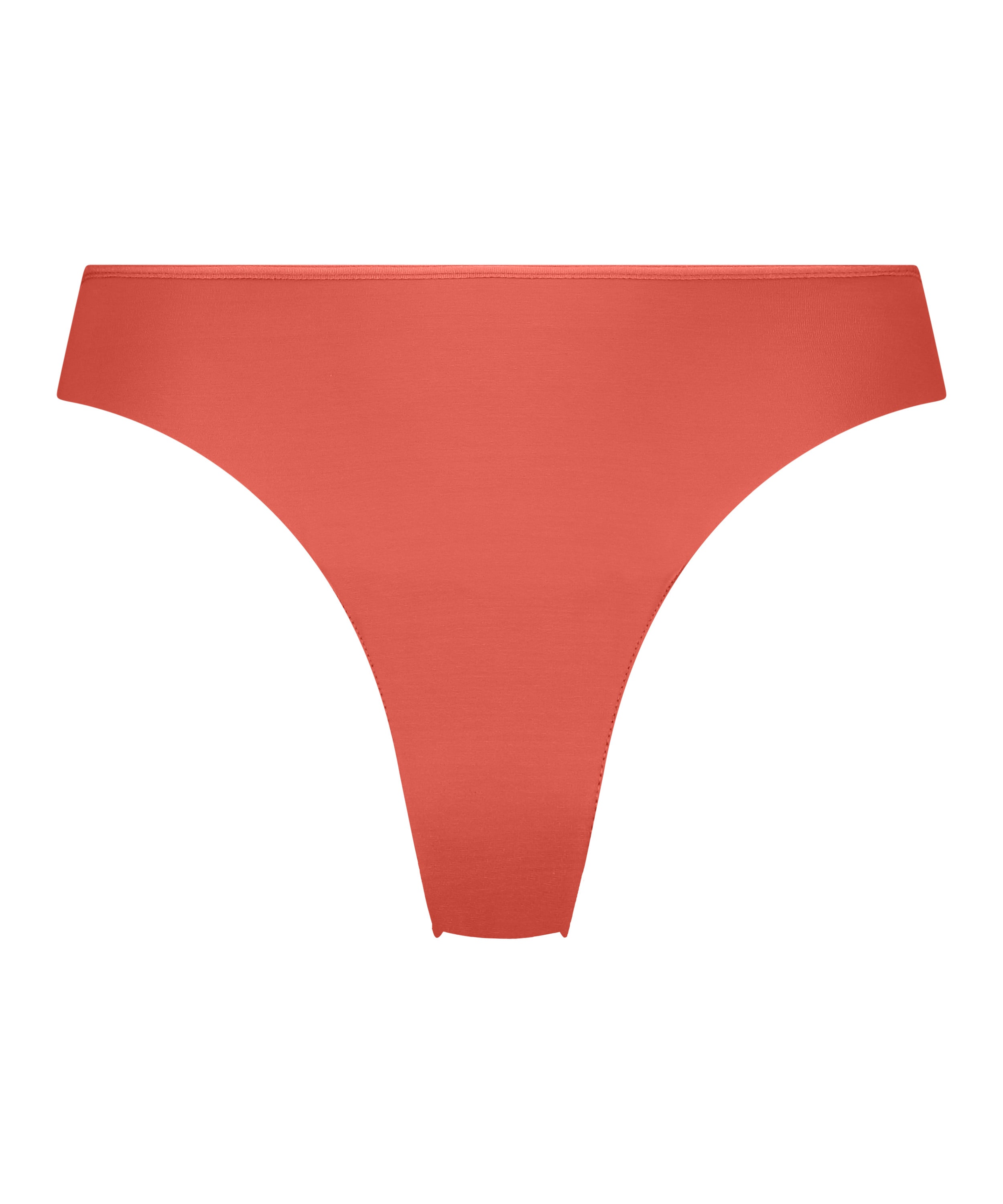 Lace Back Invisible Thong, Red, main