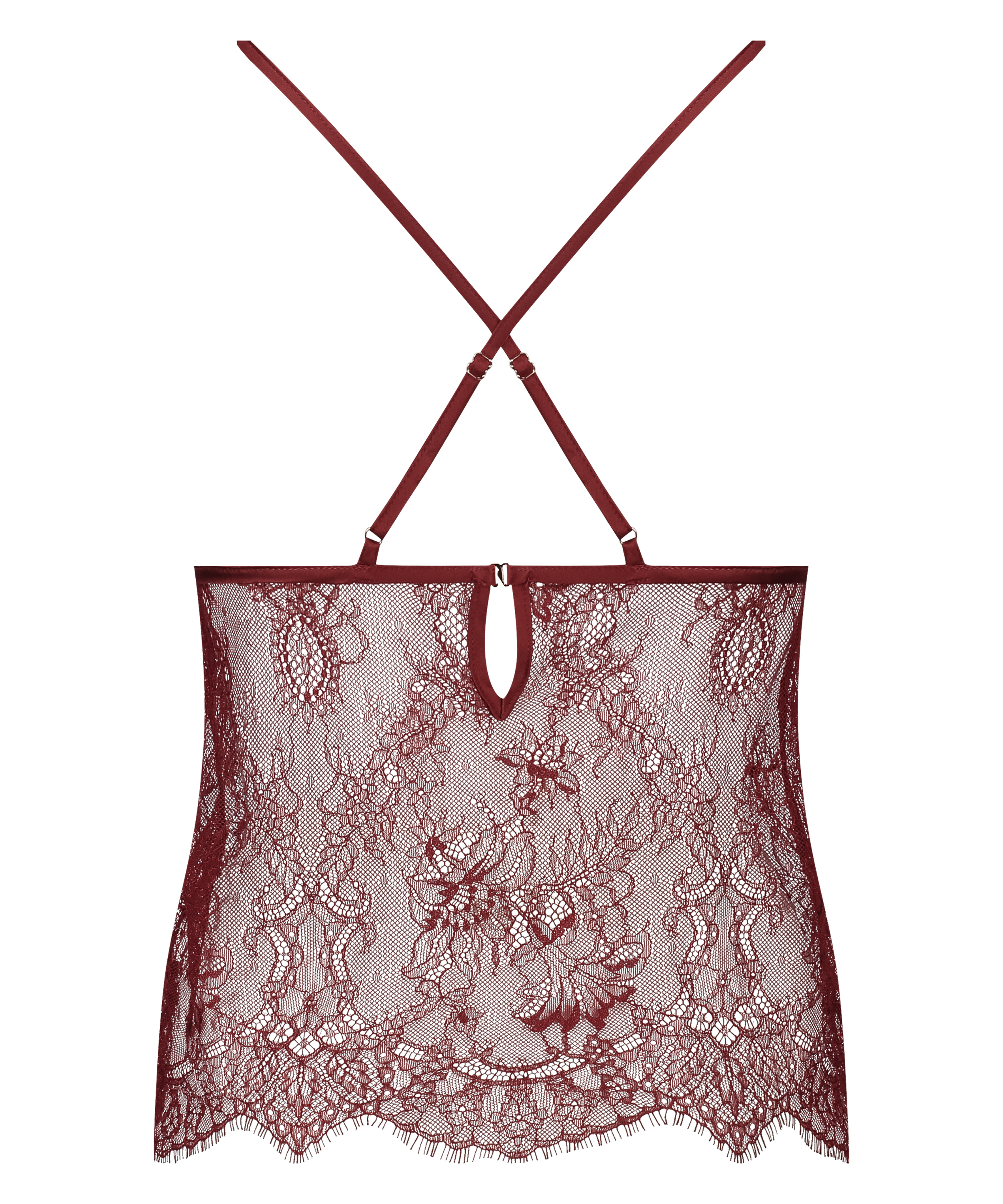 Delphine Lace Cami, Red, main
