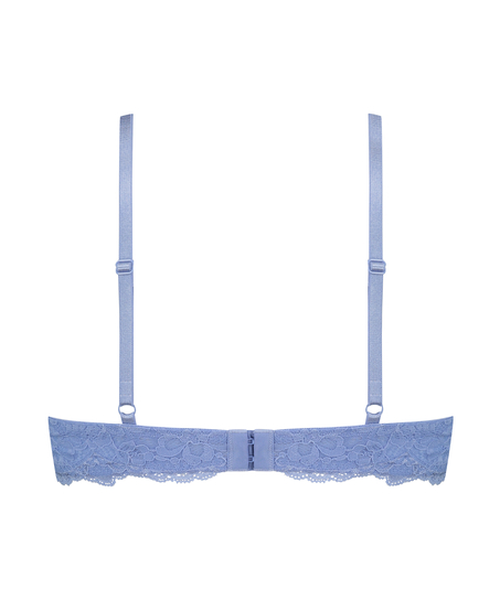 Marine Non-Padded Underwired Bra, Blue