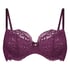 Marine Non-Padded Underwired Bra, Purple