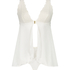 Mariah Satin Babydoll, White