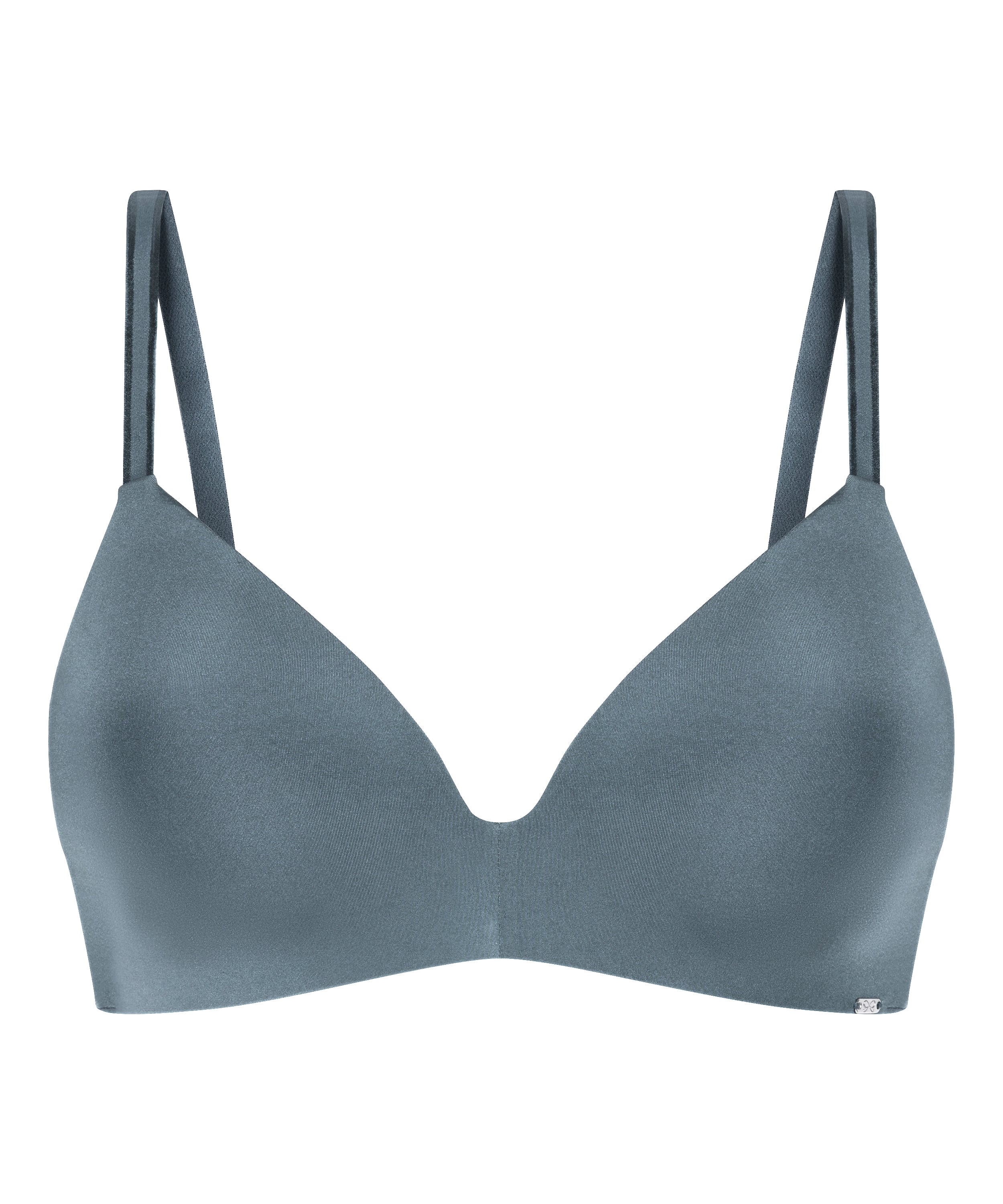 Mona padded non-underwired bra, Blue, main