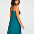 Modal Lace Slip Dress, Green