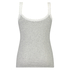 Singlet top cami rib lace, Gray
