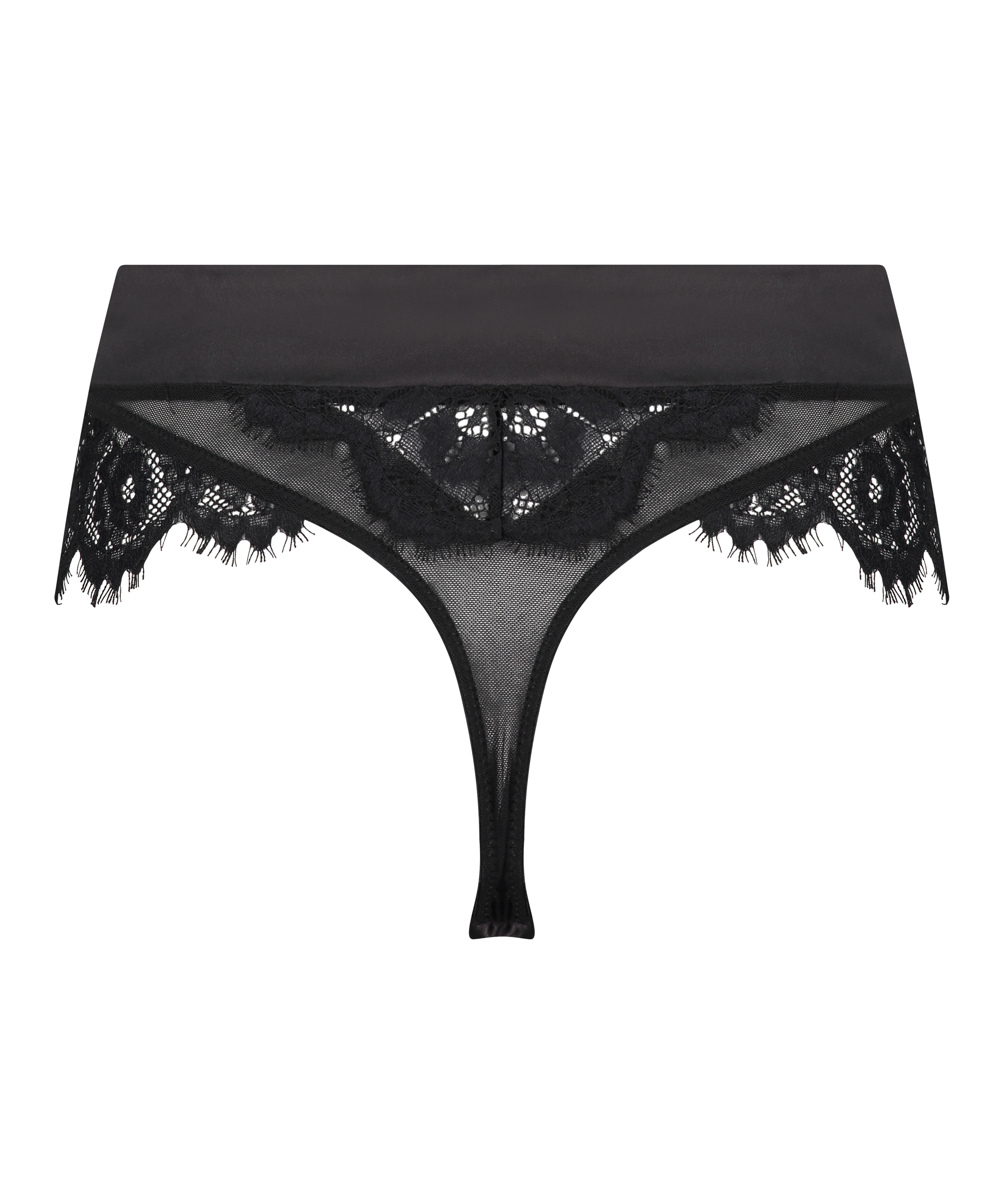 Hannako high thong, Black, main