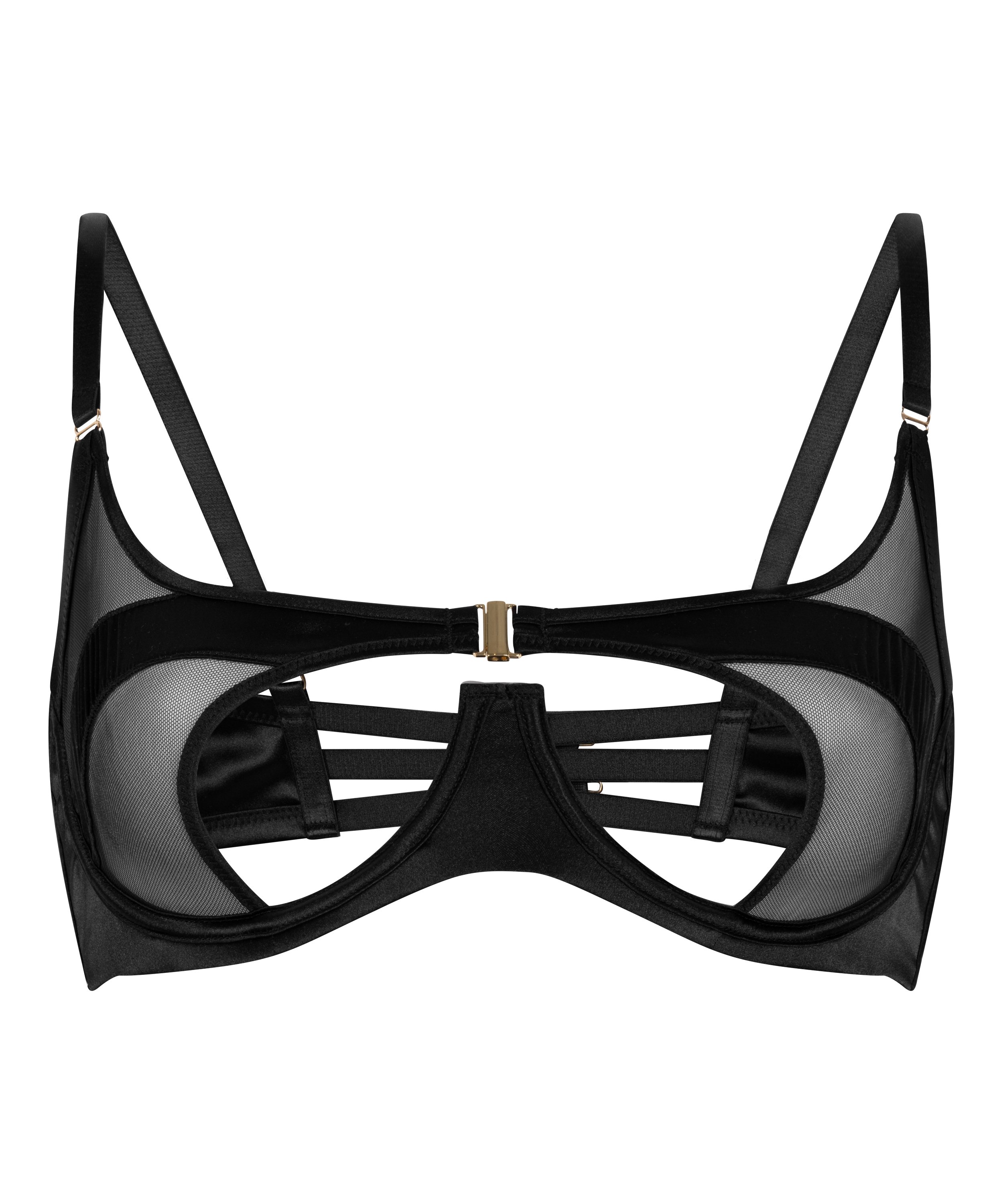 Vienna Non-Padded Underwired Bra, Black, main