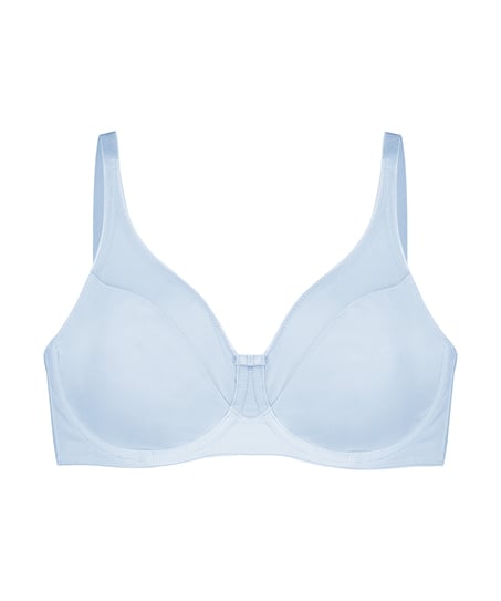 Nina Non-Padded Underwired Minimizer Bra, Blue