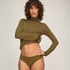 super soft Turtleneck shirt with Cashmere, Green