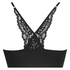 Rose seamless bralette, Black