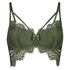 Marilee Padded Underwired Longline Bra, Green