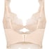 Non-Padded Underwired Longline Bra Sylvia, Beige