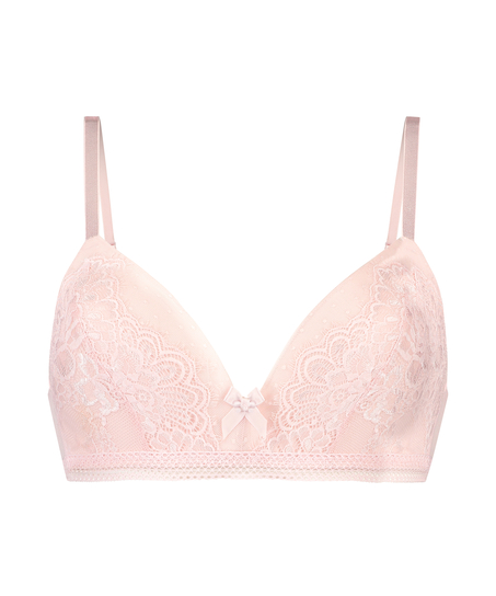 Bessie padded push-up bra without underwire, Pink