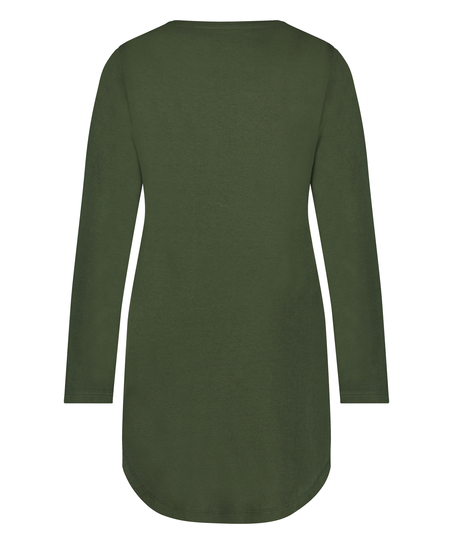 Round Neck Nightshirt, Green