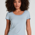 Pyjama Top Jersey Rib, Blue