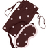 Pyjama Set Poplin Ruffle, Brown