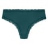 V-shaped Brazilian knickers mesh, Green