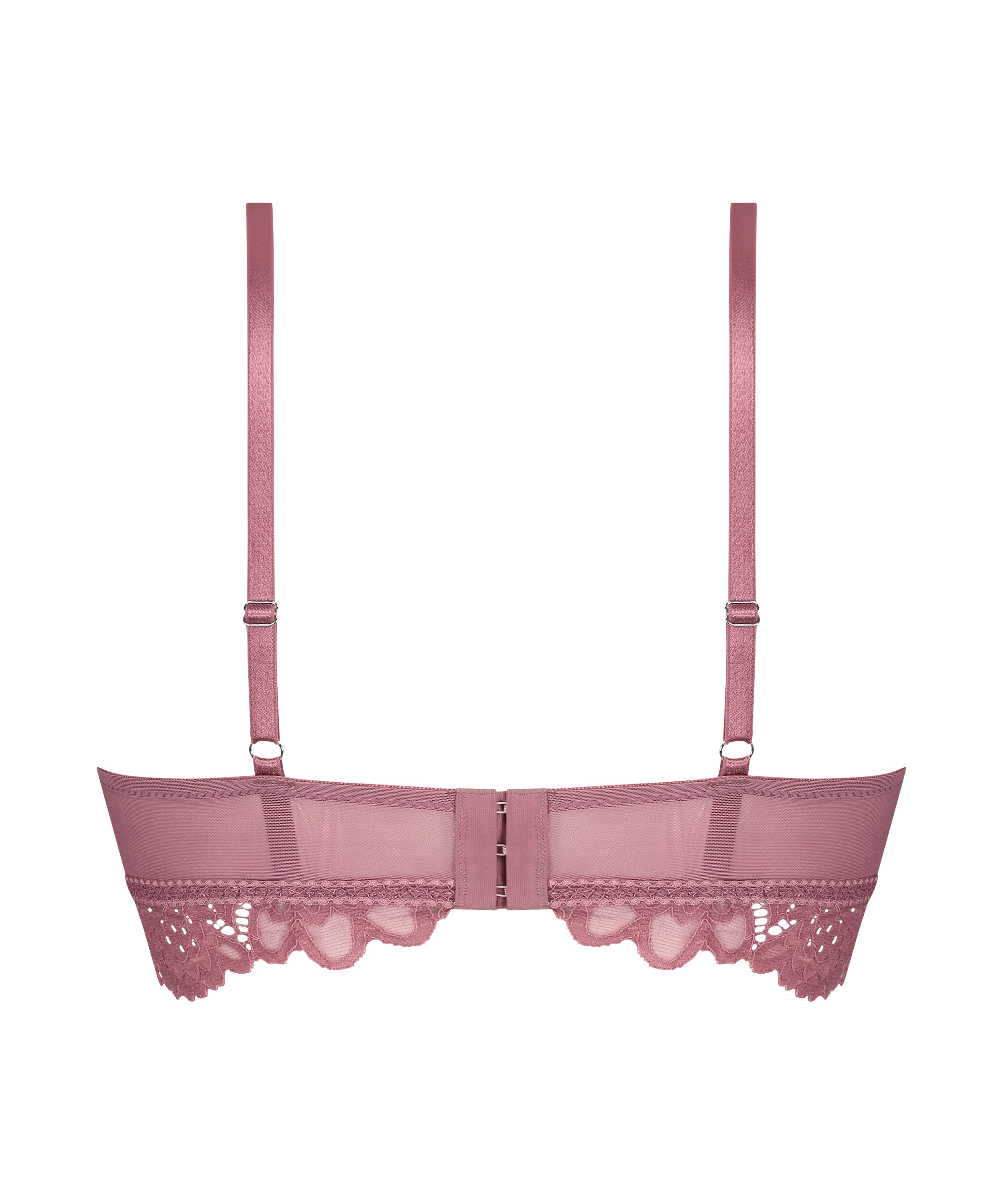 Shiloh Padded Longline Non-Underwired Bra, Purple, main