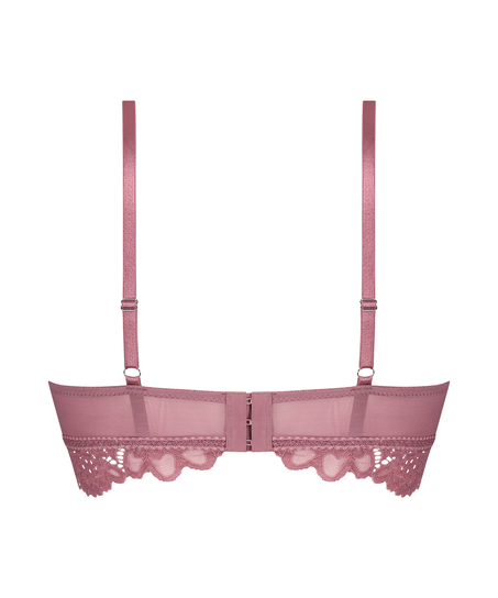 Shiloh Padded Longline Non-Underwired Bra, Purple