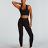 HKMX Seamless Sports Bra, Black
