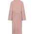 Long Fleece Bathrobe, Pink