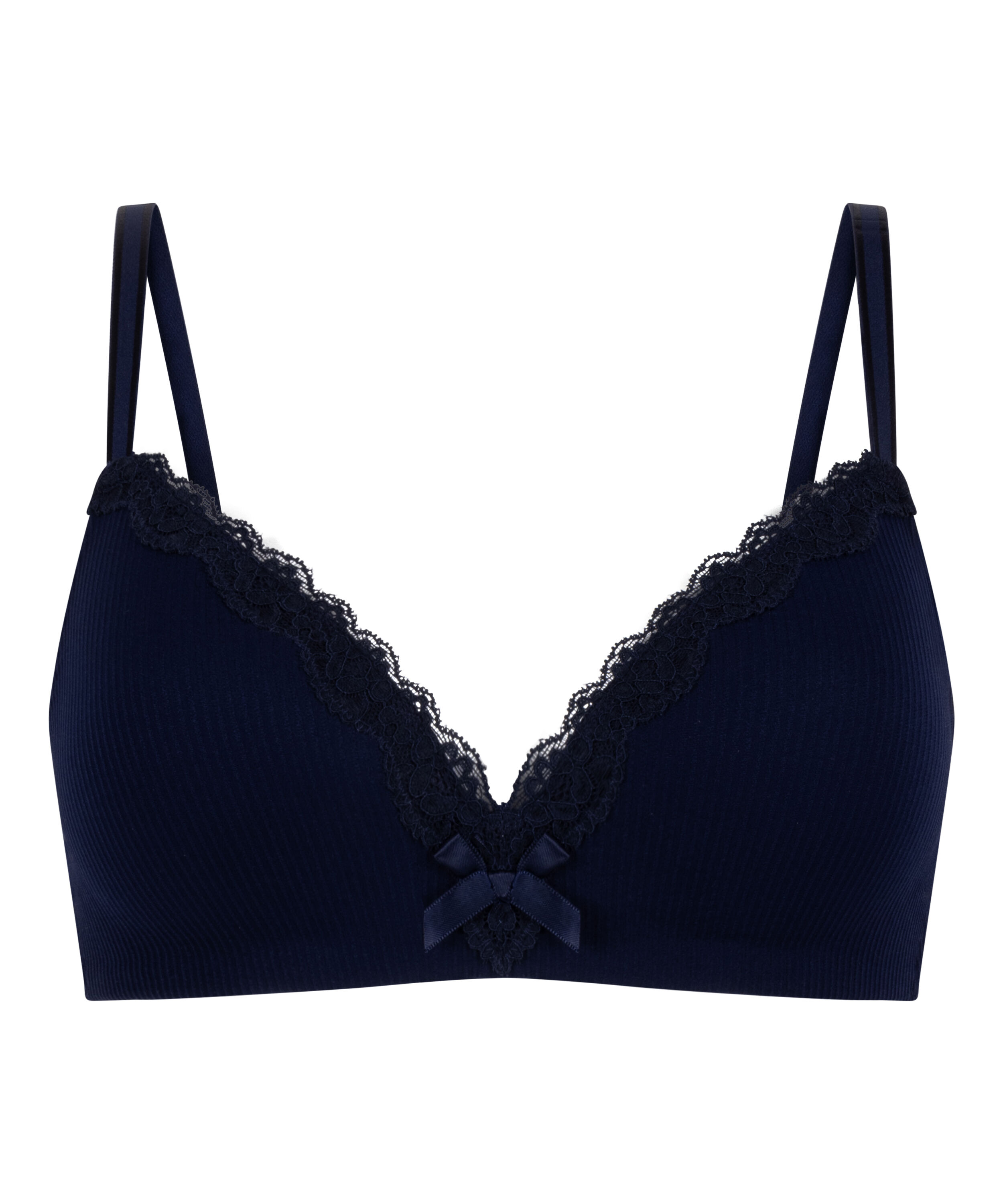 Lola Padded Non-Wired Bra, Blue