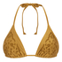 Boho Triangle Bikini Top, Yellow