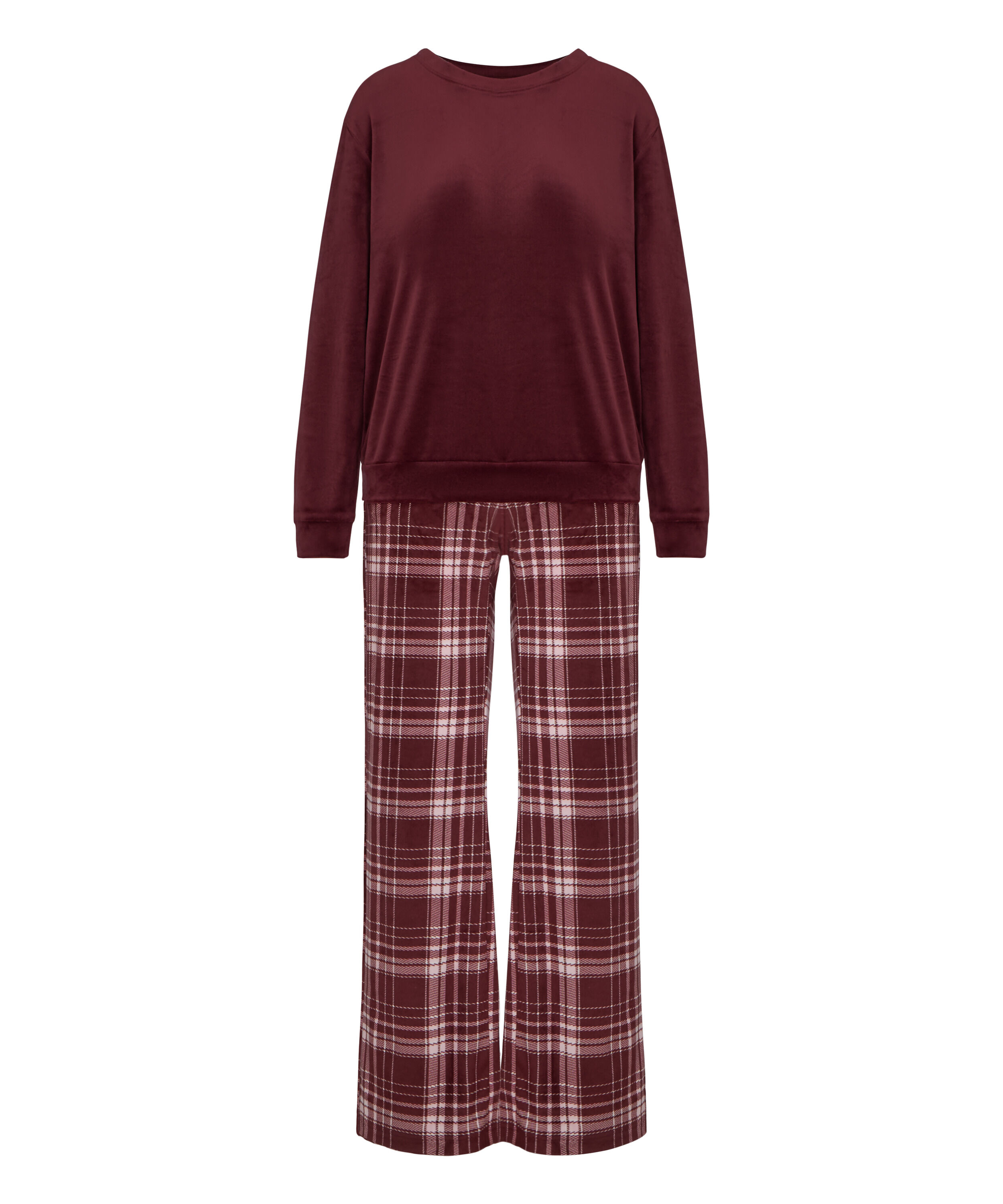 Velvet Pyjama Set, Purple