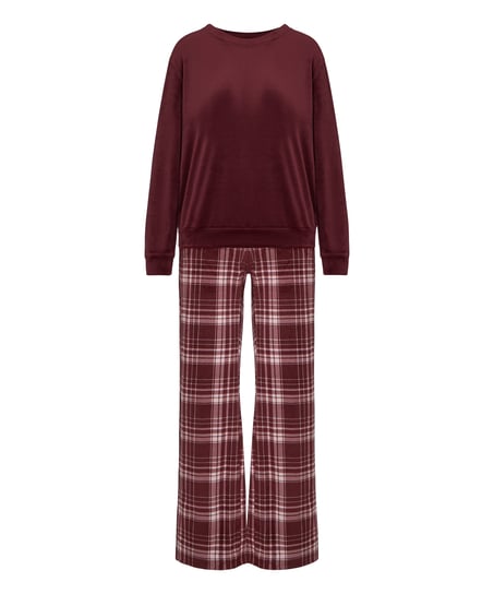 Velvet Pyjama Set, Purple