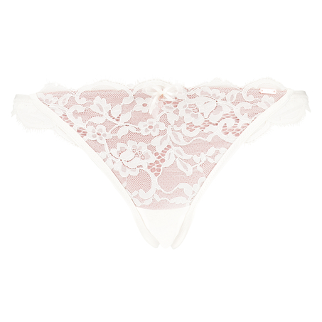 Heather Thong, White