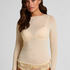 super soft Boatneck shirt with Cashmere, Yellow