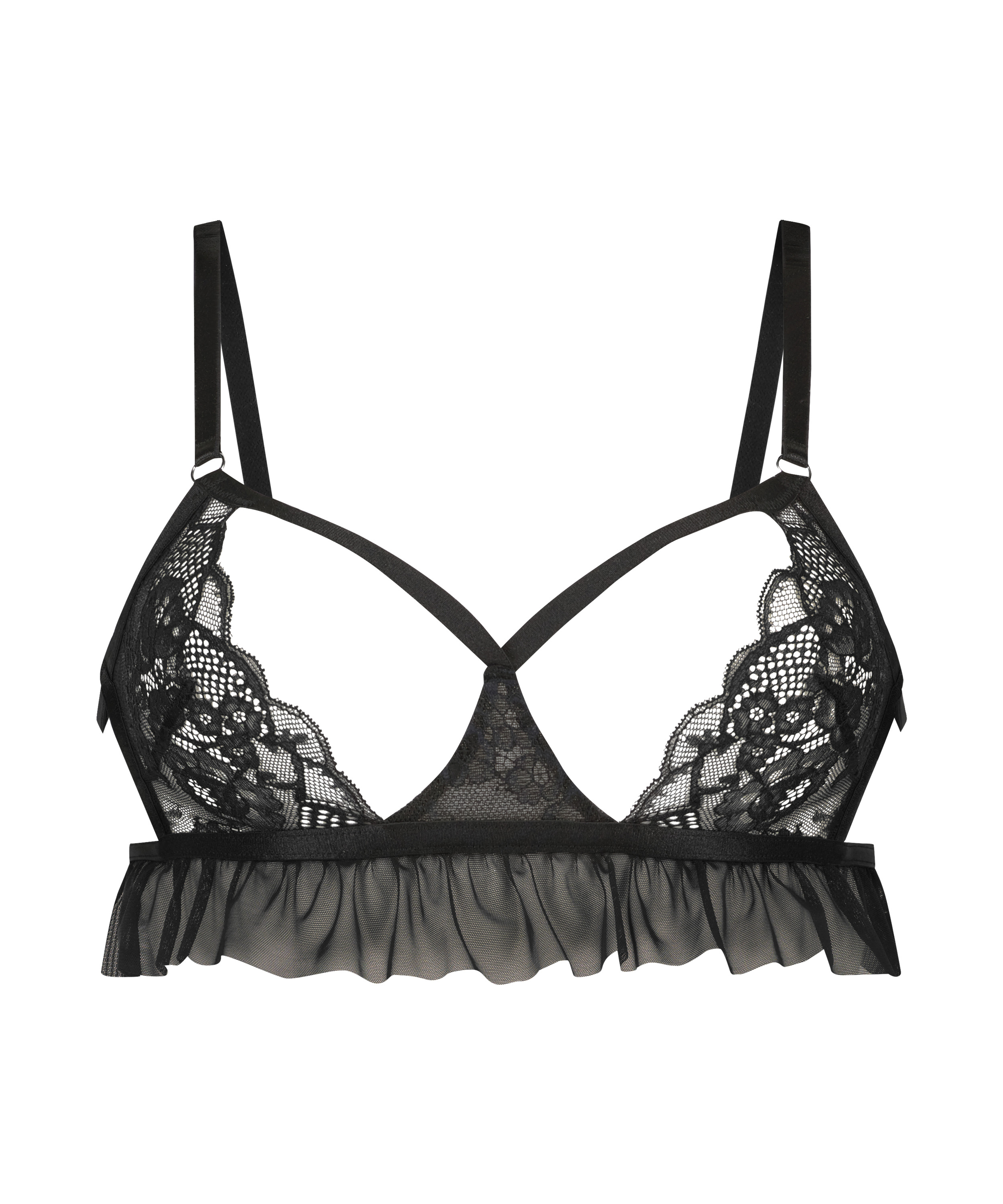 Ellen Maid Bralette, Black, main