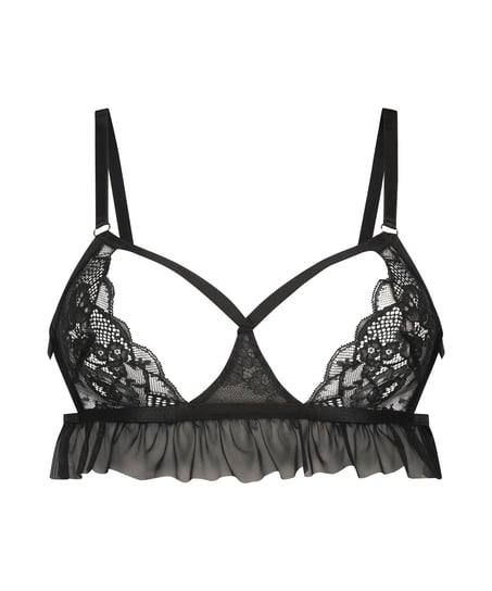 Ellen Maid Bralette, Black