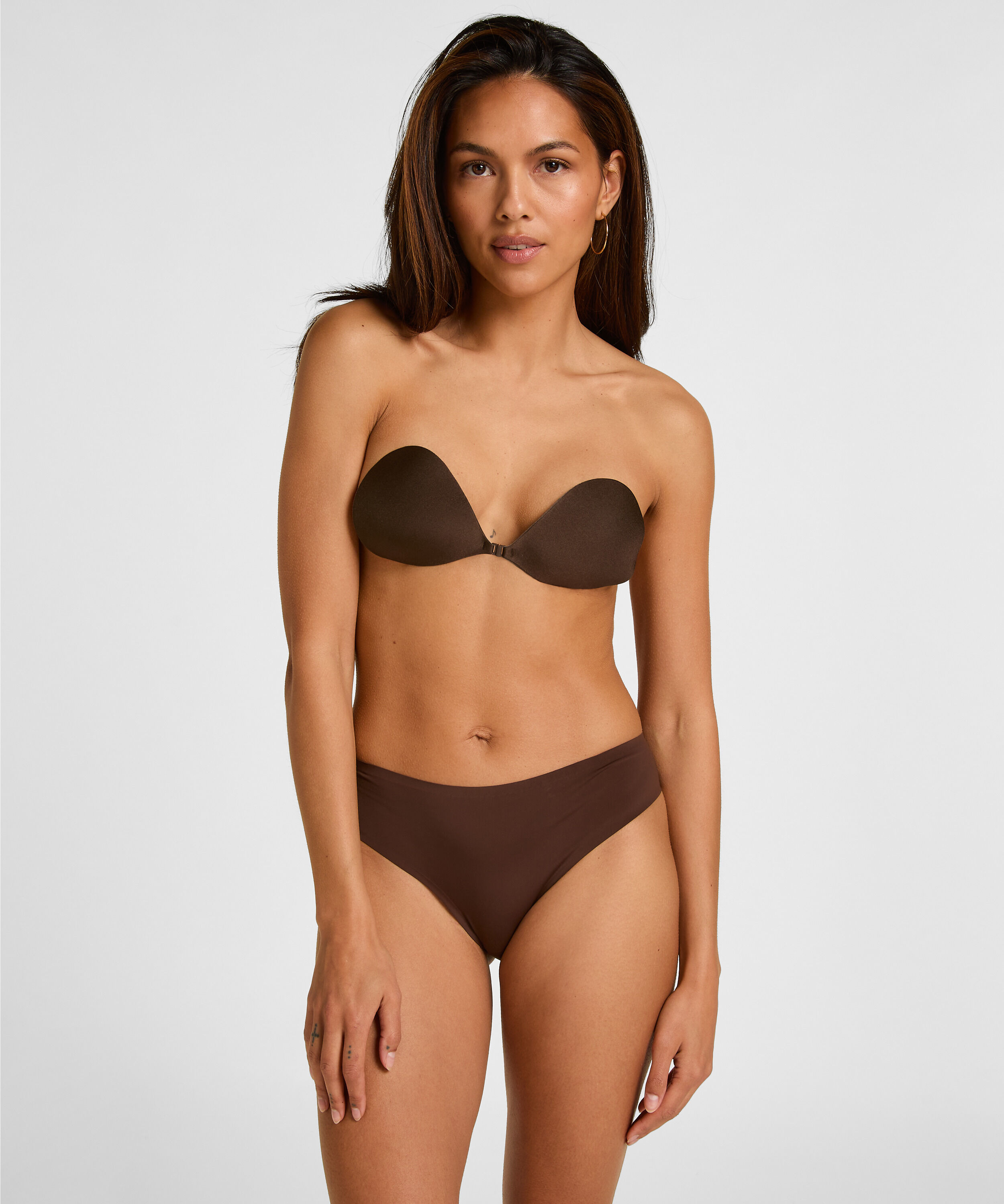 Stick on Bra, Brown