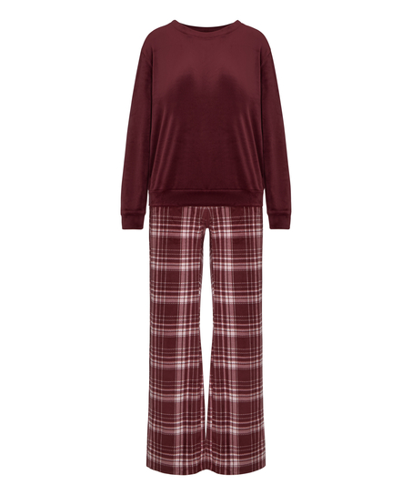 Pyjama Set Velours, Purple