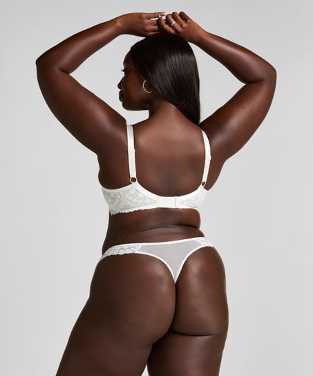 Daisy Non-Padded Underwired Bra, White