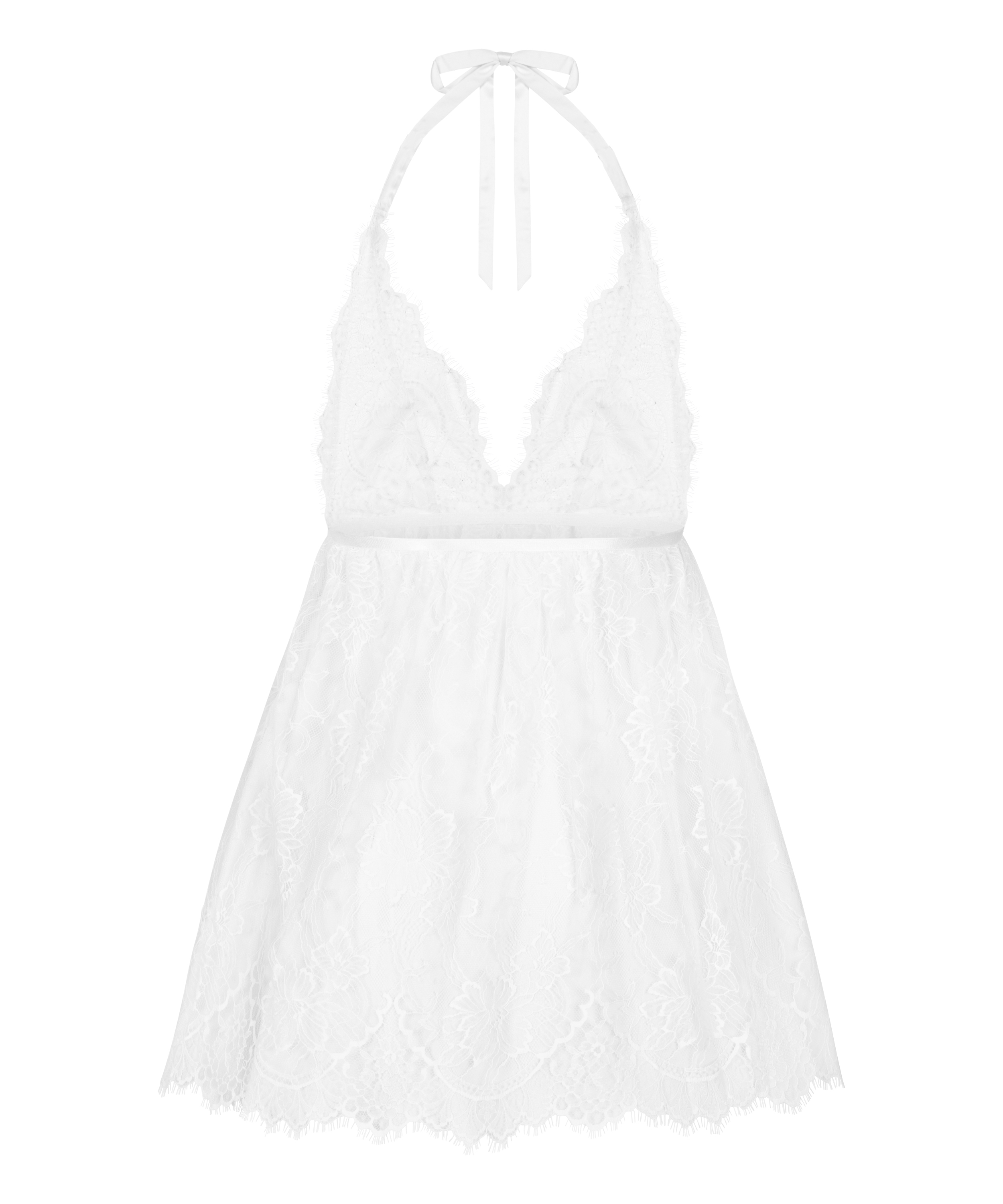 Magdalena Slip Dress, White, main