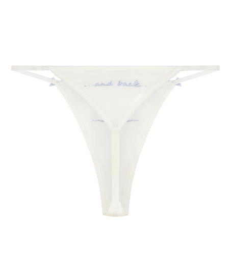 Thong Carol, White