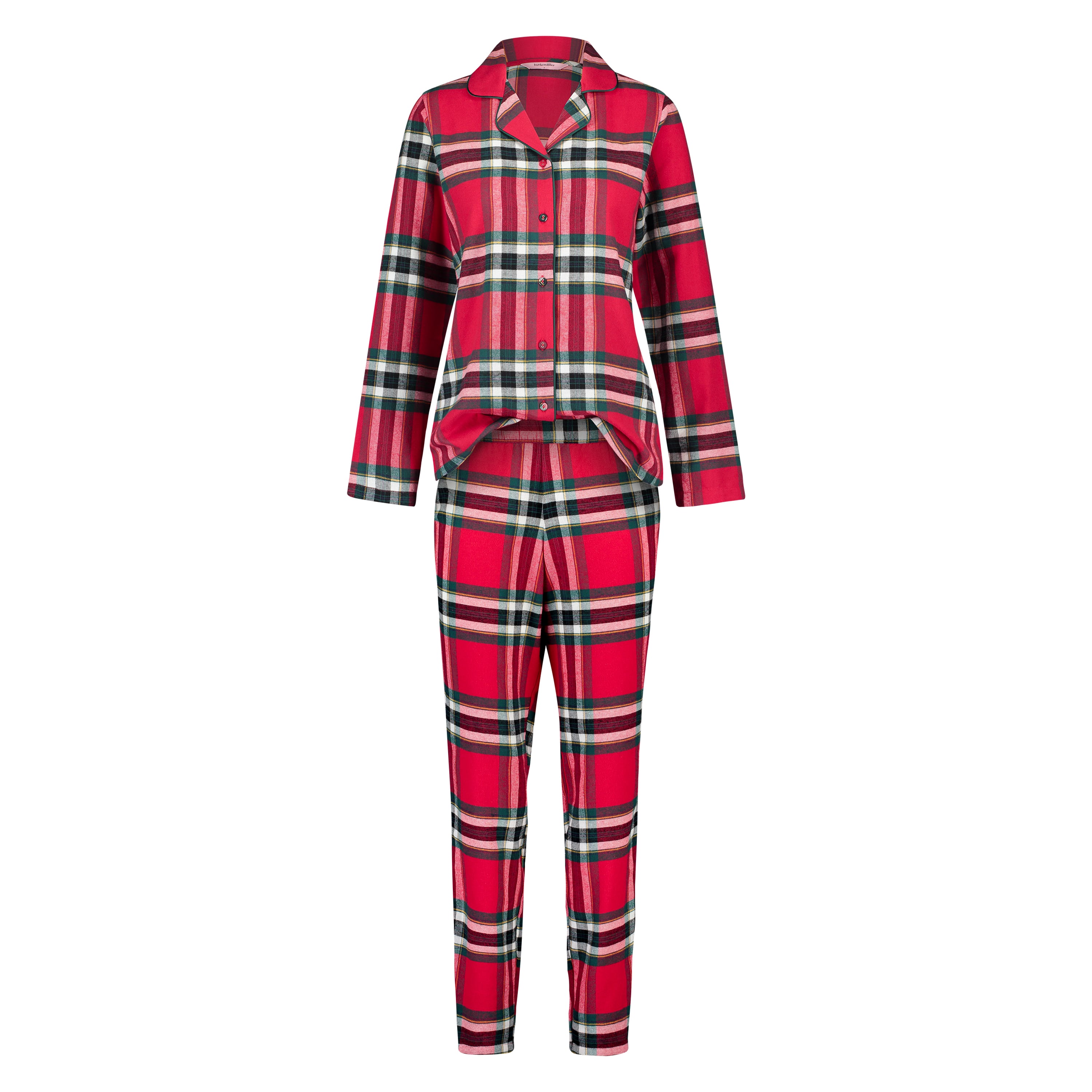 Twill pyjama set, Red, main